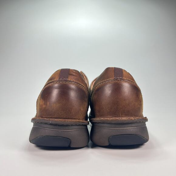 Clarks Unstructured UN Unnature Time Brown Leather Lace Up Shoes Men's Size 11.5 - Picture 5 of 11